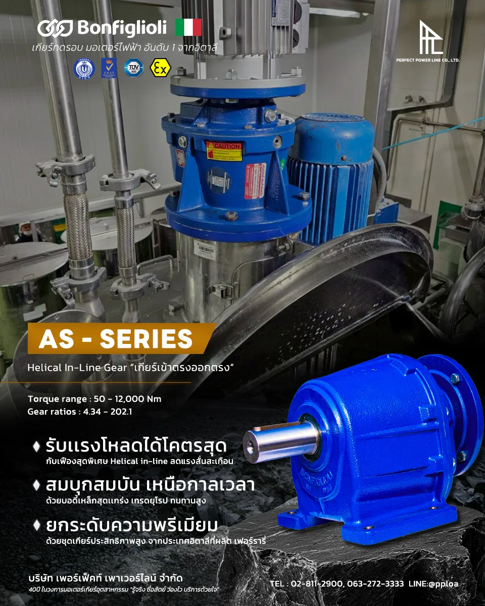 เลือกรุ่นเกียร์ Bonfiglioli อย่างไรให้เหมาะกับงานอุตสาหกรรมของคุณ