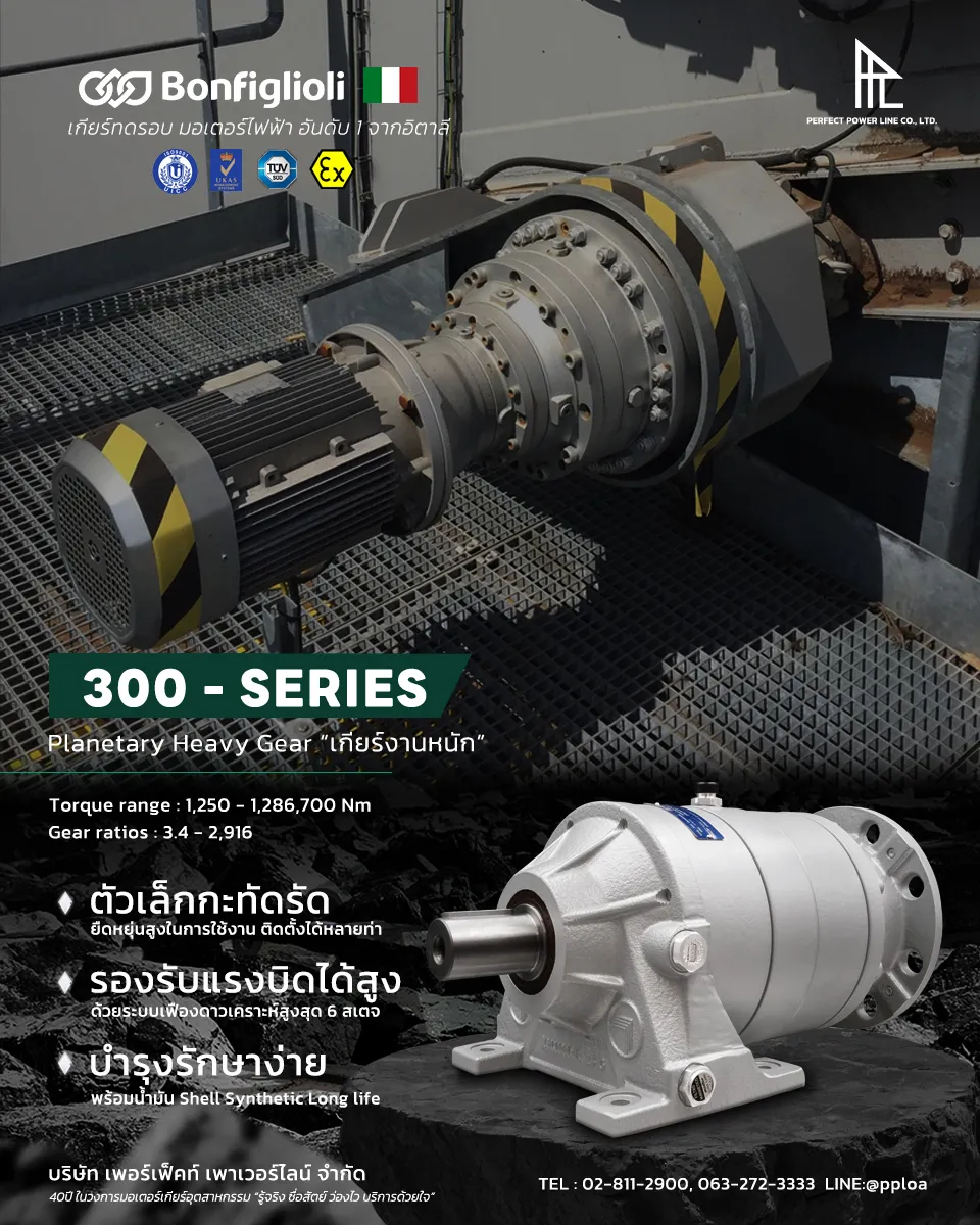 เลือกรุ่นเกียร์ Bonfiglioli อย่างไรให้เหมาะกับงานอุตสาหกรรมของคุณ